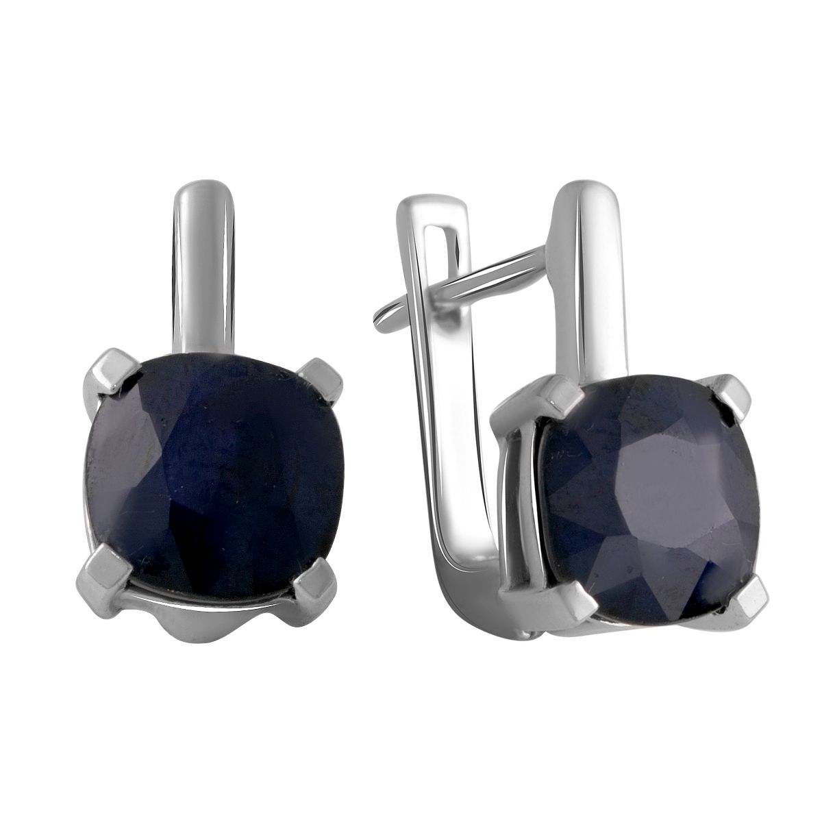 

Серебряные серьги SilverLine с натуральным сапфиром 5.183ct