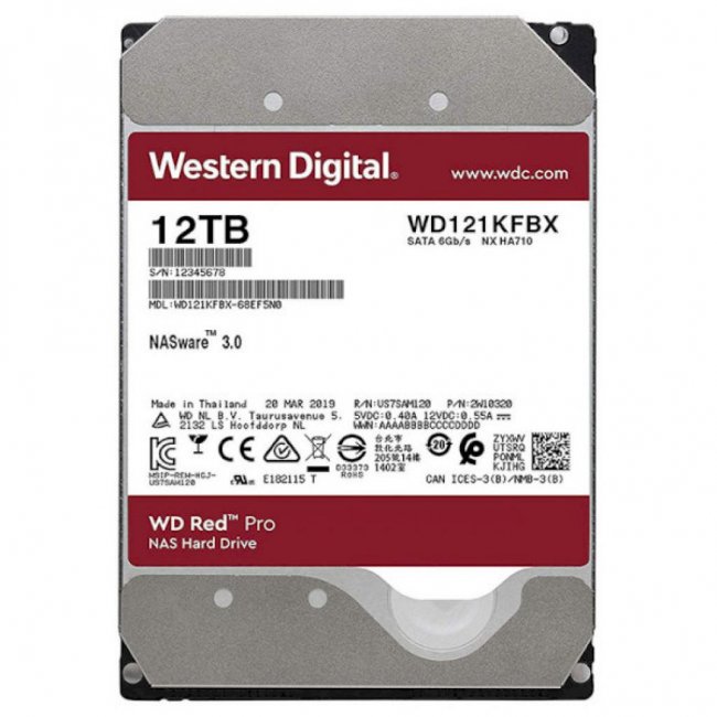 

Жесткий диск 3.5" 12TB Western Digital (WD121KFBX)