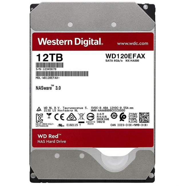 

Жесткий диск 3.5" 12TB Western Digital (WD120EFAX)