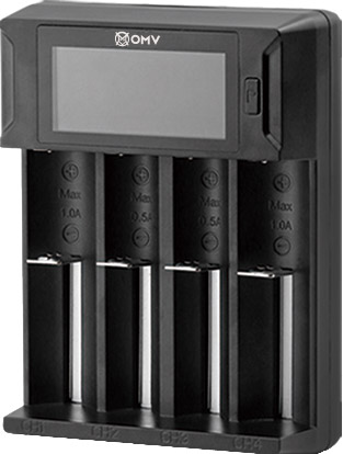 Зарядний пристрій Westinghouse LBC-318-HCB з РК-дисплеєм для Li-ion, NiMH, NiCd (USB) для 4 акумуляторів