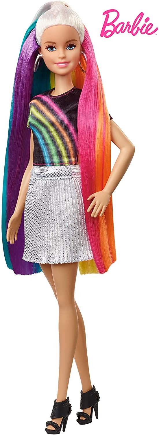 

Кукла Barbie Радужная и сверкающая (Barbie Rainbow Sparkle Hair Doll)