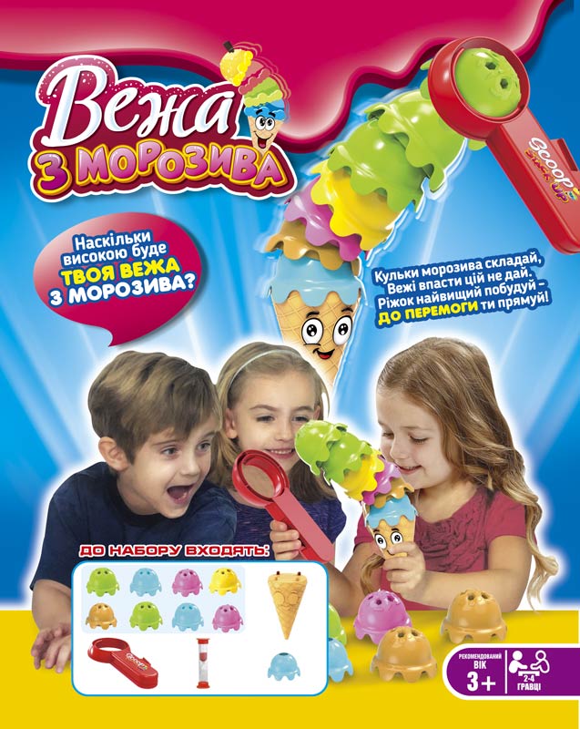 

Настольная игра Kingso Toys Башня из мороженого