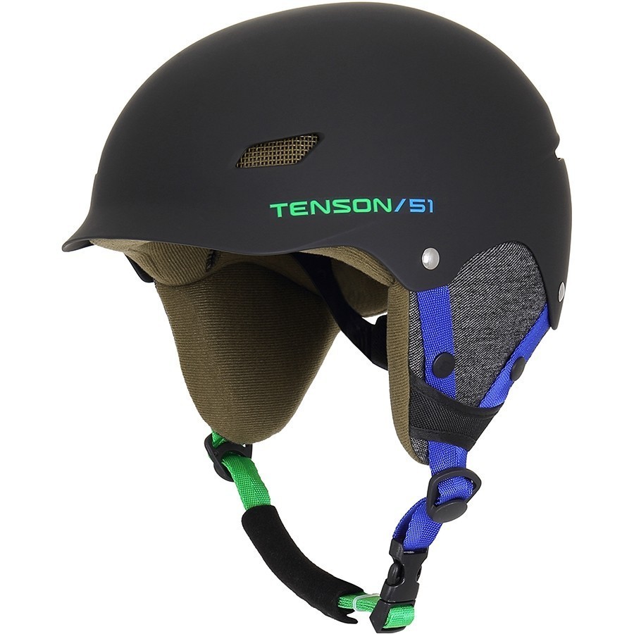 

Шлем горнолыжный Tenson Park Jr 52-56 Черный с синим (5013877-999)