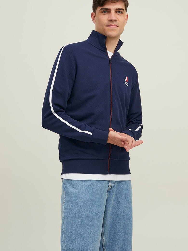 Толстовка Jack & Jones 12216312 XS Темно-синяя (5715315656525) – в ...