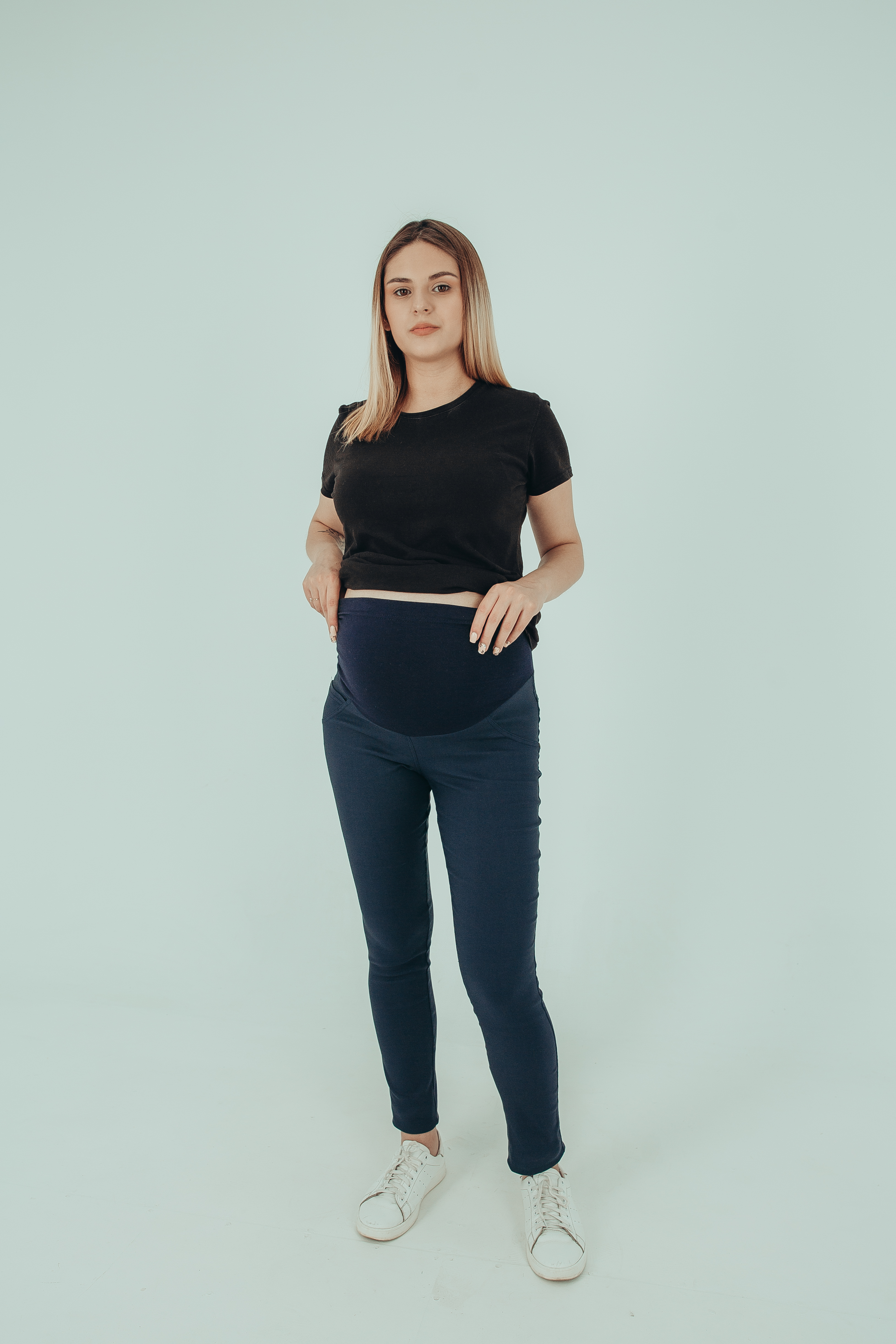 

Джегинсы для беременных Makosh.top XL Синий (М488-СXL)