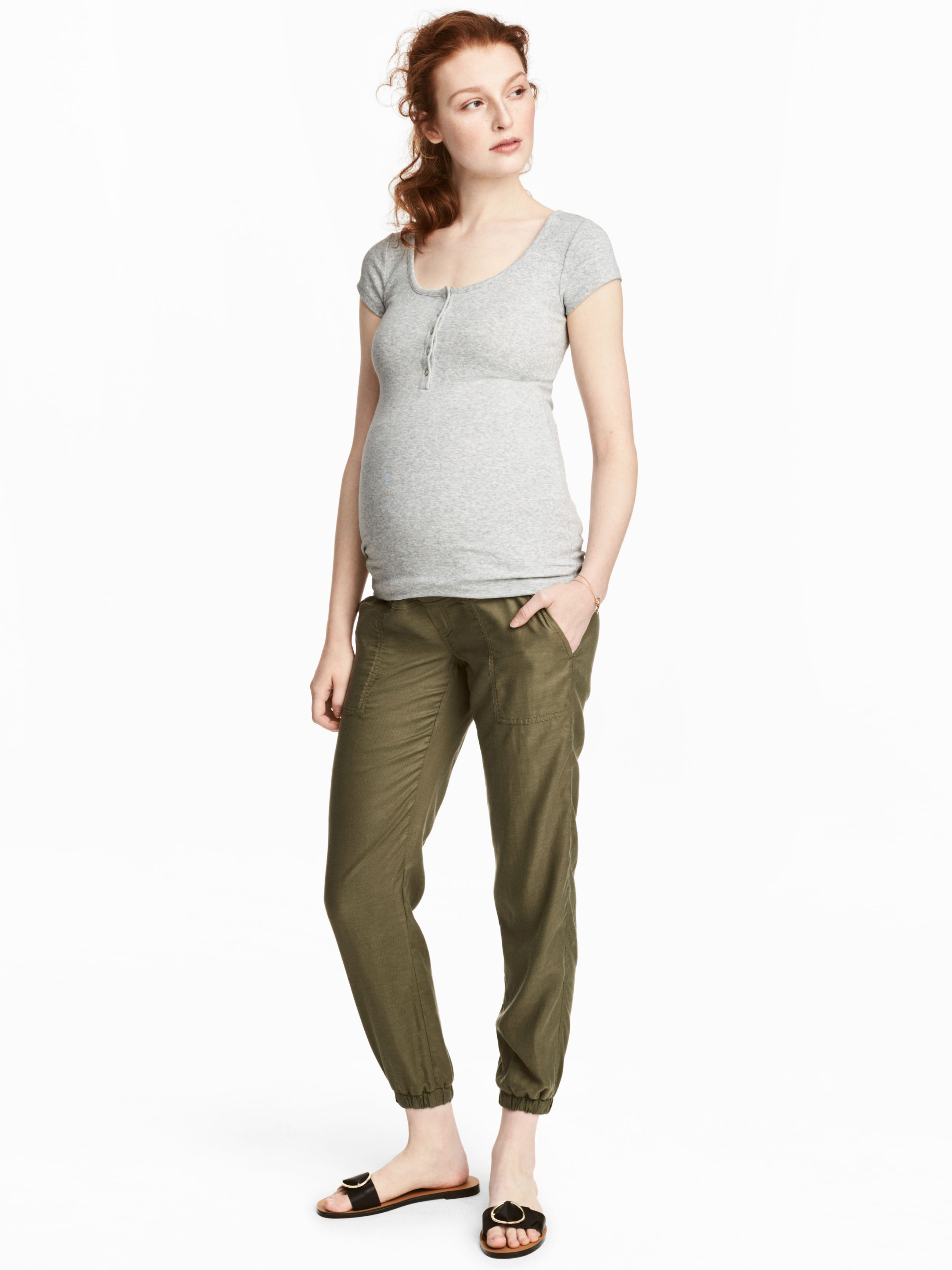 

Штаны для беременных H&M 4732785 38 Хаки