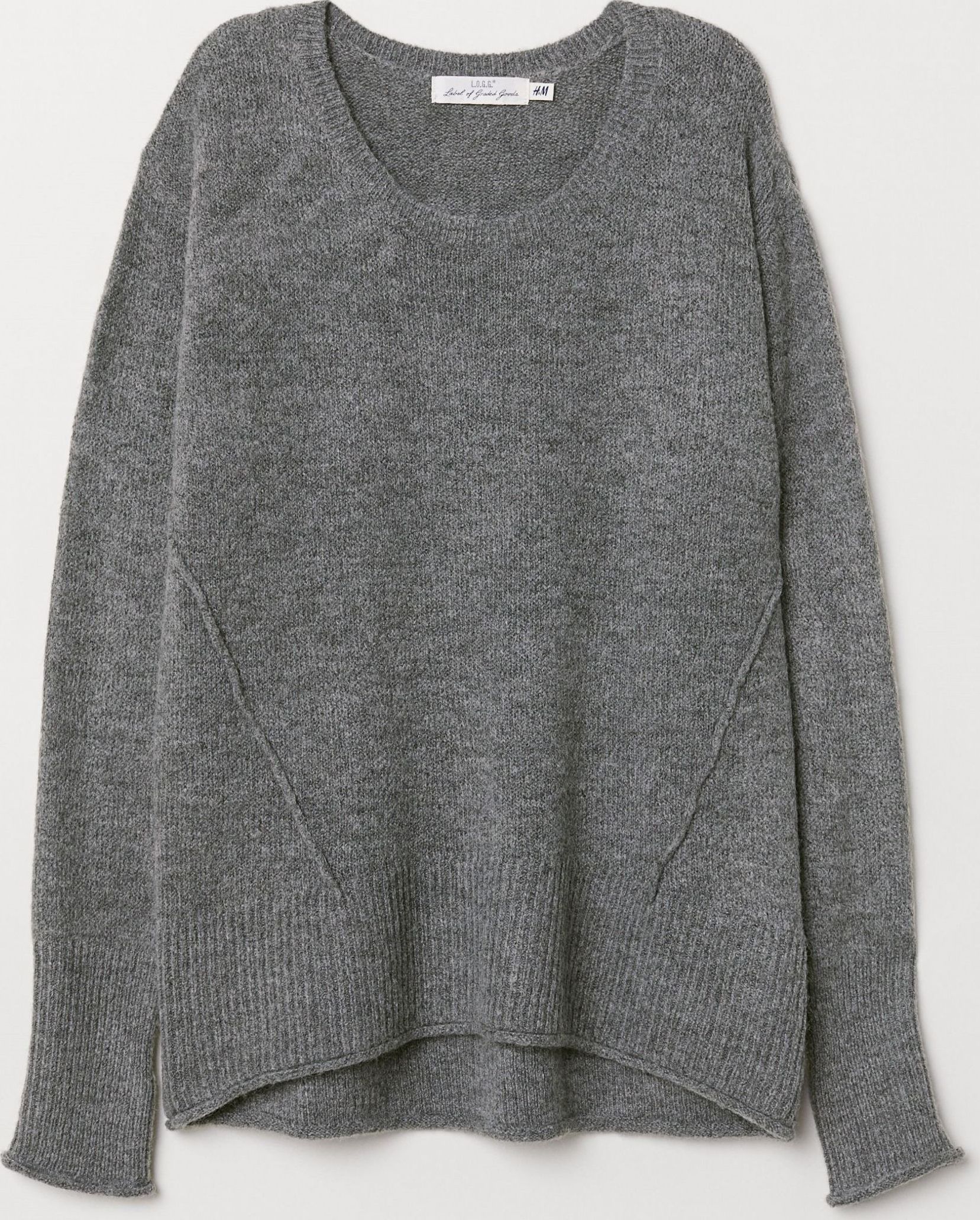 

Джемпер H&M 4961118 L Темно-серый меланж