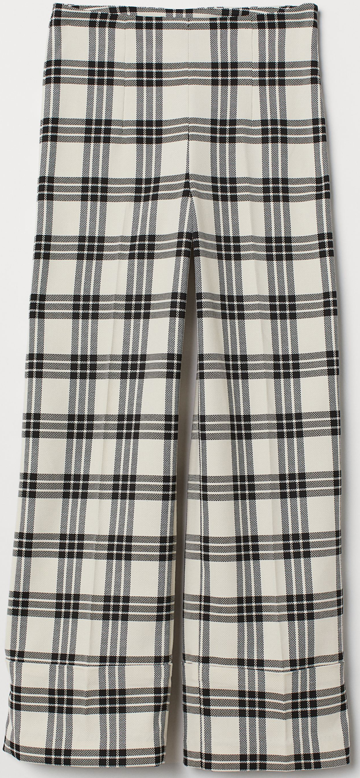 

Брюки H&M 7253549 38 Кремовые с черным