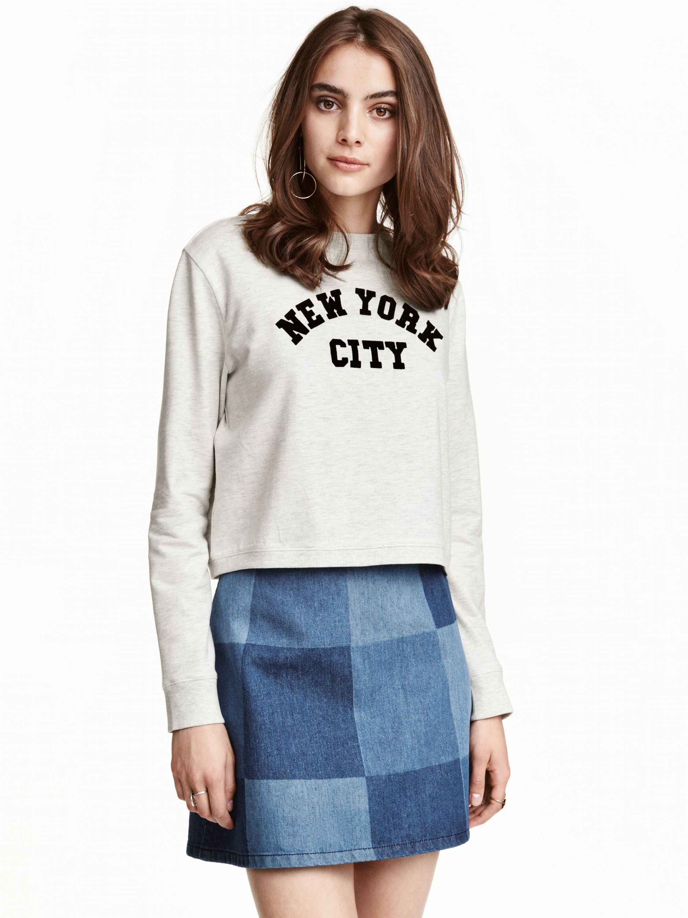 

Свитшот H&M 4135304 L Светло-серый
