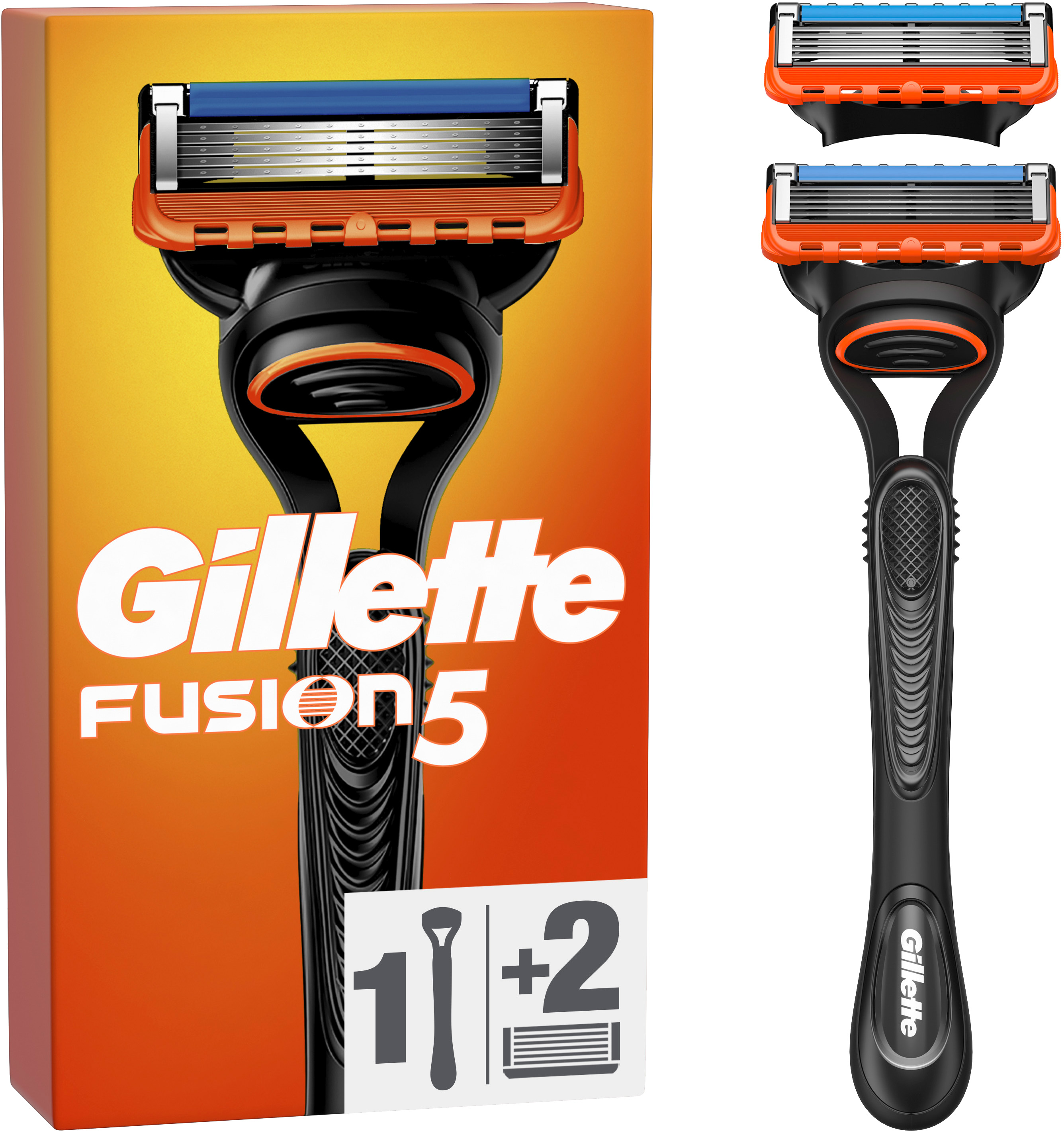 Станок для бритья мужской Gillette Fusion5 с 2 сменными картриджами ...