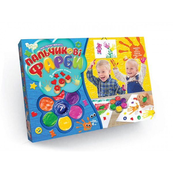 

Пальчиковые краски "Моя перша творчість" Danko Toys 6819DT