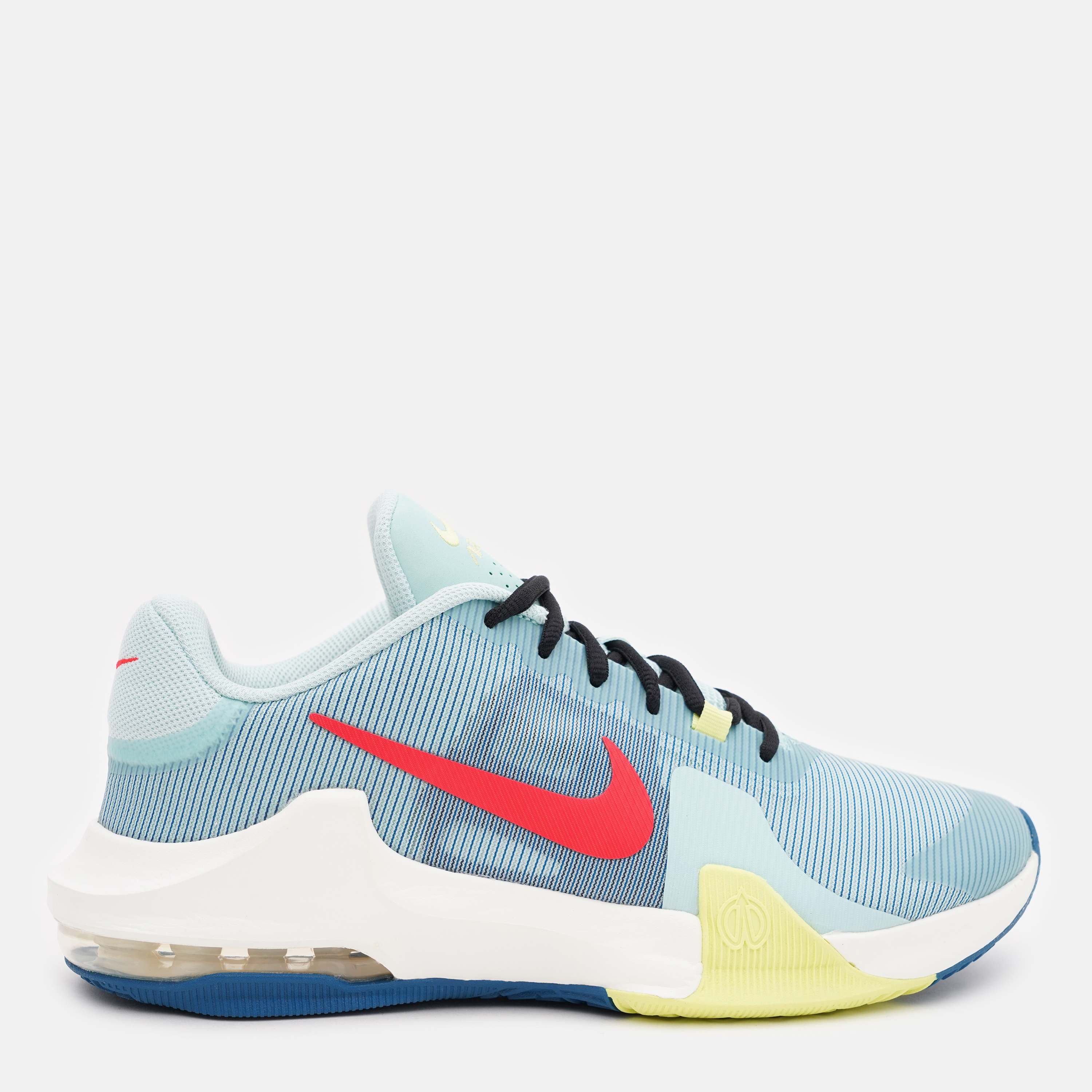 Акція на Чоловічі кросівки для баскетболу Nike Air Max Impact 4 DM1124-301 47 (12.5US) 30.5 см Jade Ice/Bright Crimson-Industrial Blue від Rozetka
