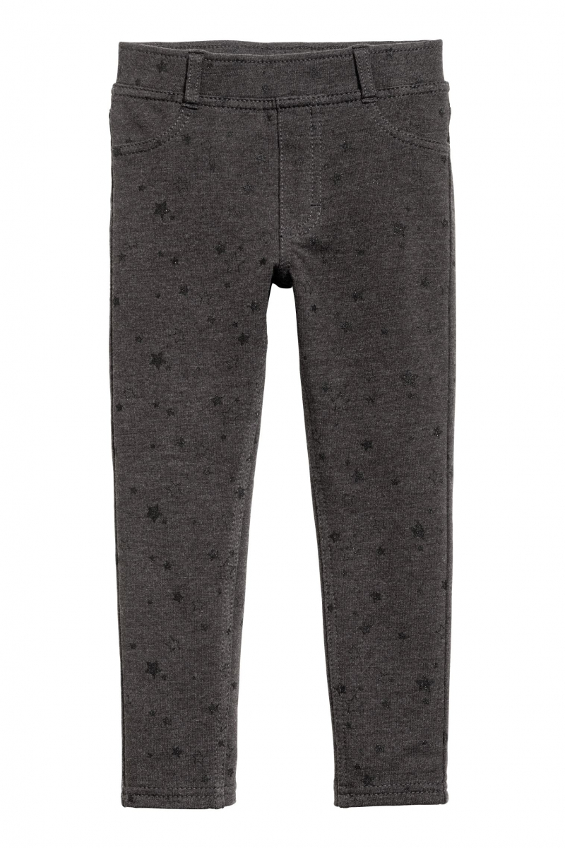 

Лосины для девочки H&M 0480574002 128 СМ Серый 62367