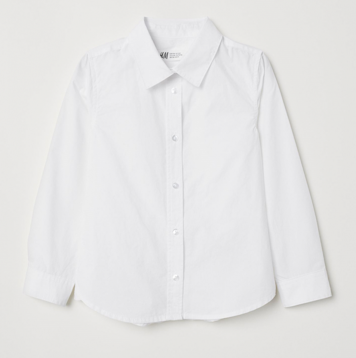 

Рубашка H&M 0650799002 170 СМ Белый 61988