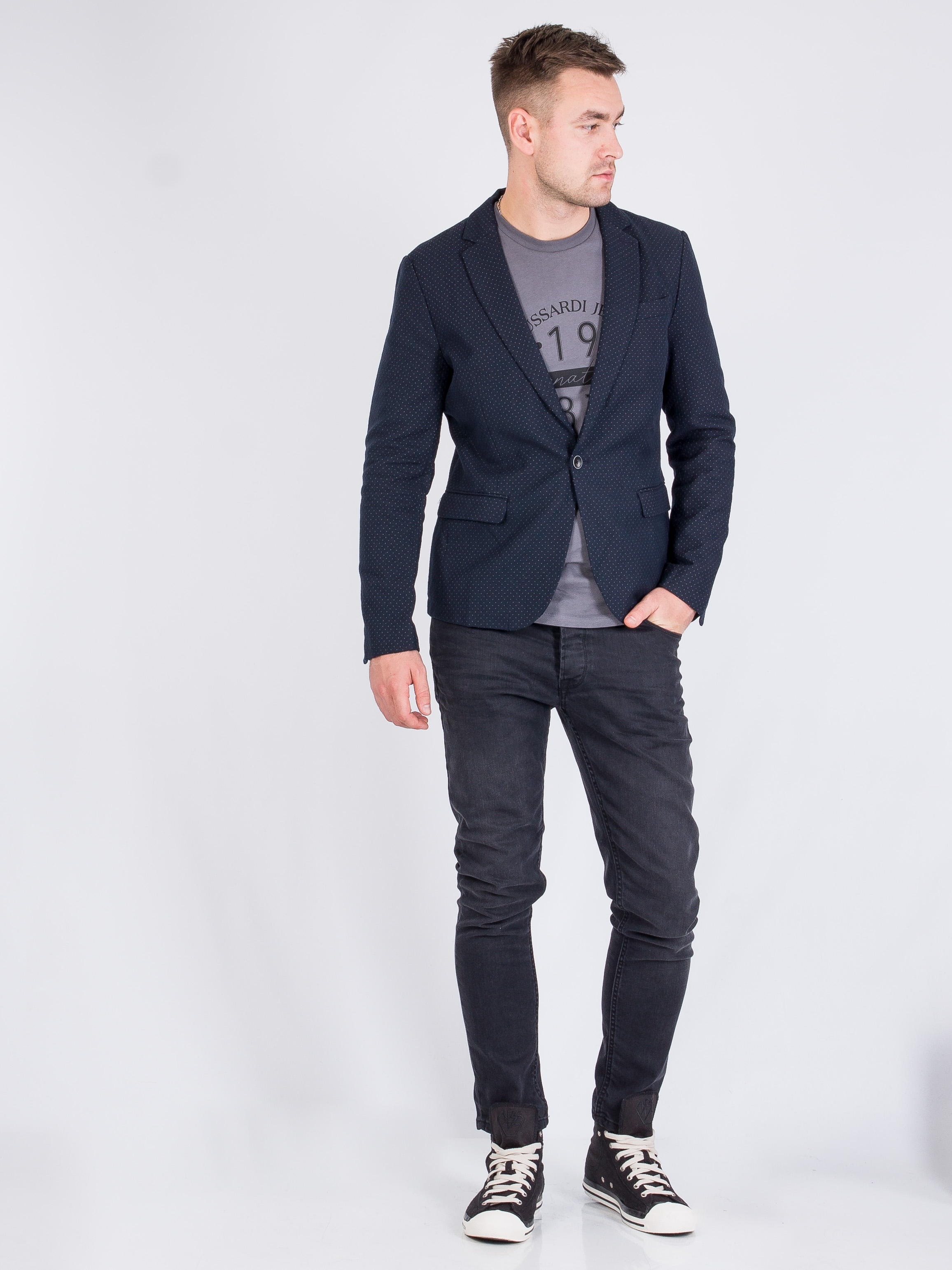 

Пиджак Jack & Jones 216108010  Синий, Пиджак Jack & Jones 216108010 XL Синий