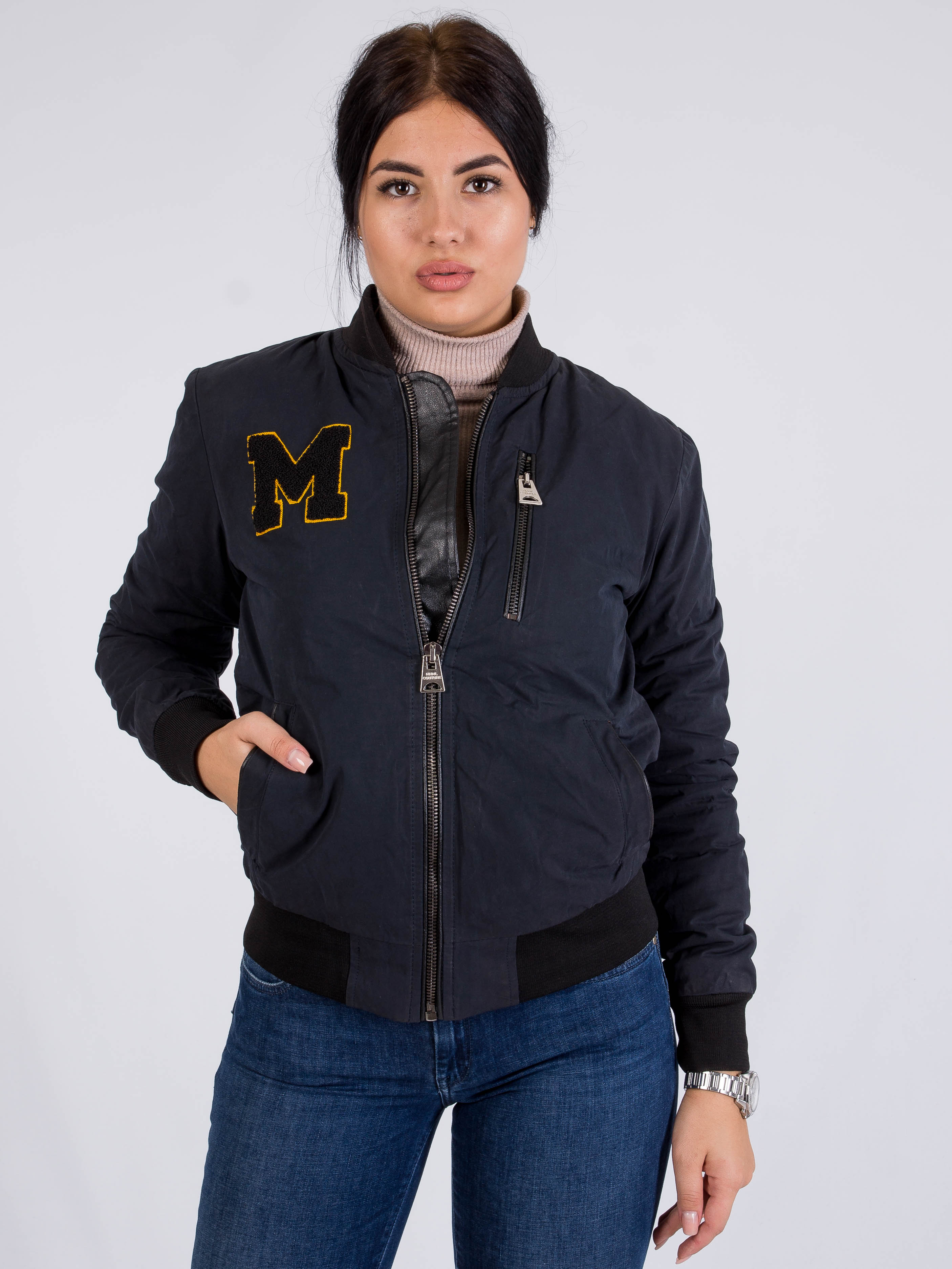

Бомбер MNML M020  Черный, Бомбер MNML M020 S Черный