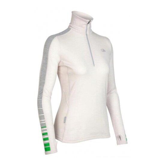 

Термофутболка женская Icebreaker 260 Vertex Zip Ivory L (IBF B67 D04 L)