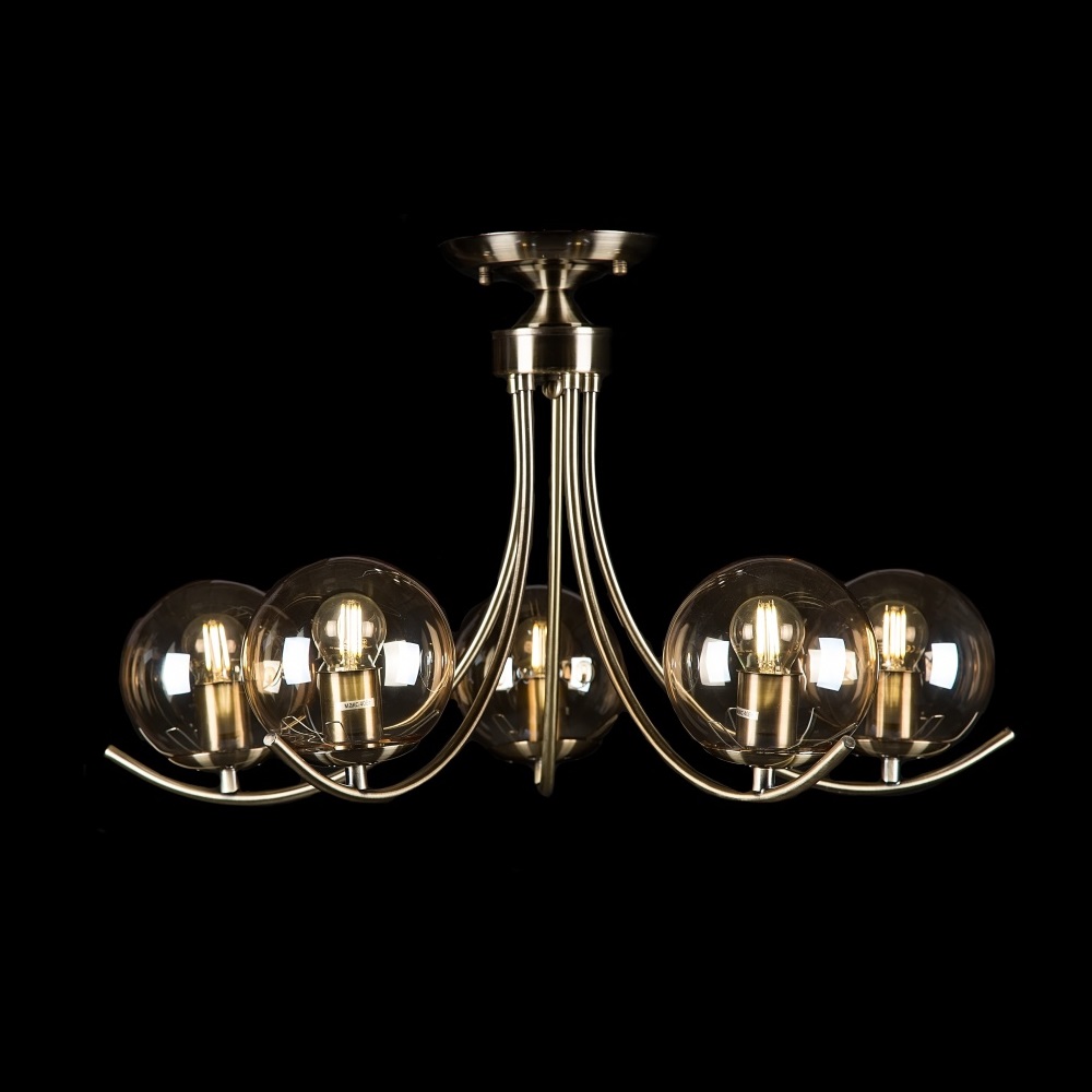 

Люстра с плафонами Svitlight L3873/5 (AB)