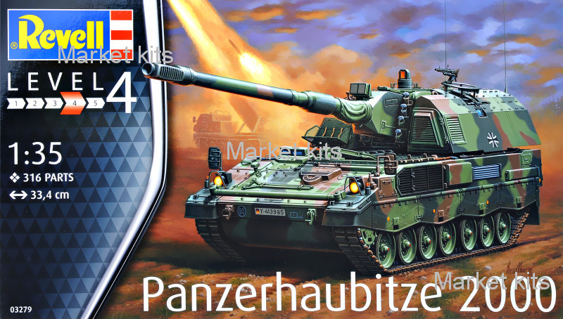 

Самоходная артиллерийская установка PzH 2000 1:35 Revell (RVL-03279)