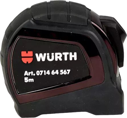 Рулетка вимірювальна Wurth 5 м / 25 мм (071464567) – фото, відгуки ...