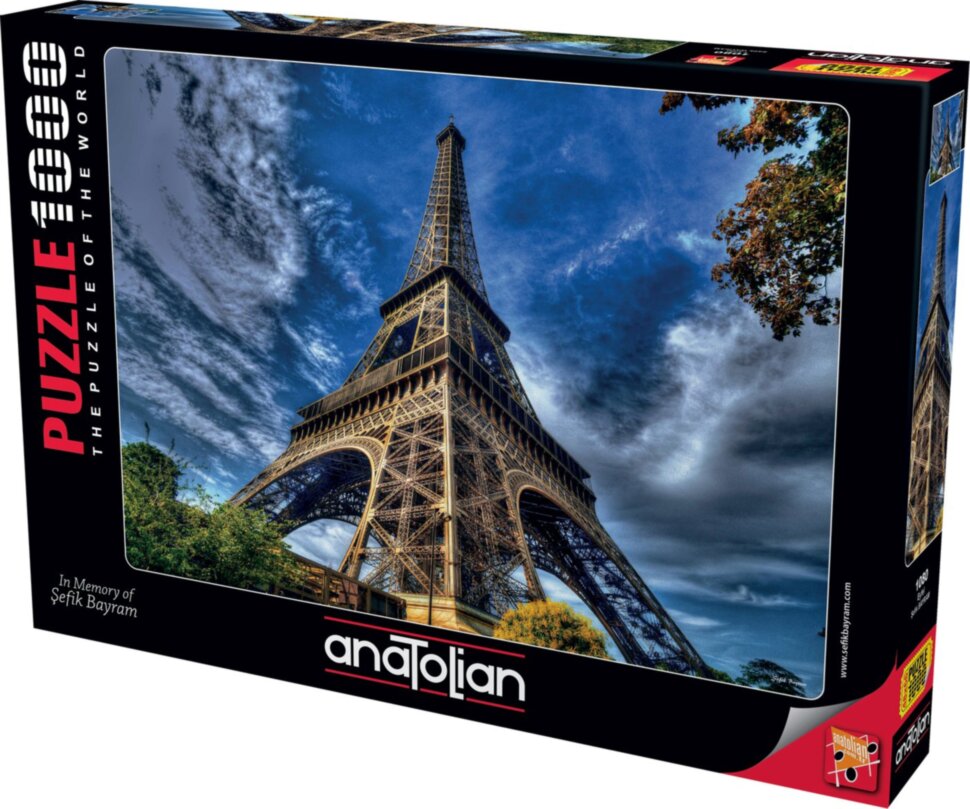 

Пазл Anatolian Эйфелева Башня 1000 Эл. Размер 48X66 см (1080)