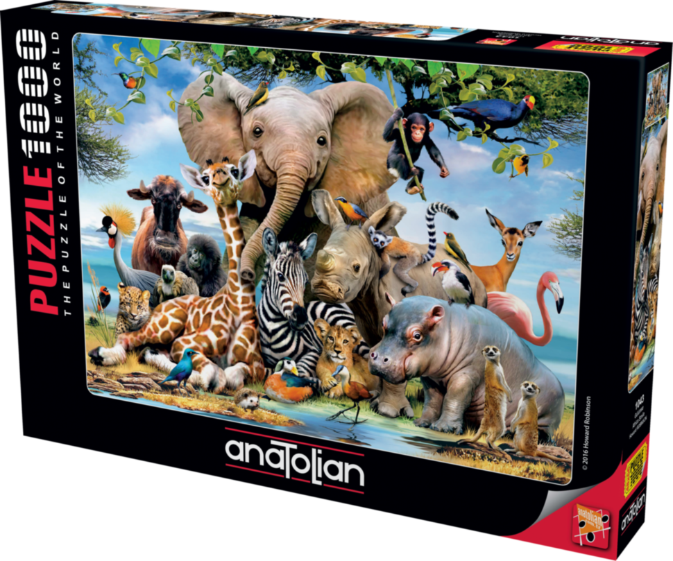 

Пазл Anatolian Улыбка Африки 1000 Эл. Размер 48X66 см (1043)