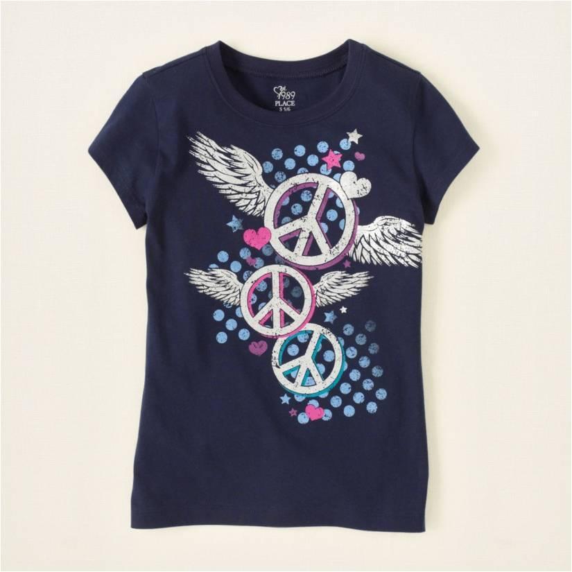 

Футболка The Children`s Place 4Т 104 см Темно-синяя (3044)
