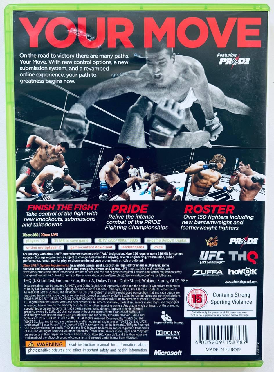 ROZETKA » UFC Undisputed 3, Б/У, английская версия - диск для Xbox 360 от  продавца: RetroGaming Shop купить в Украине: цена, отзывы