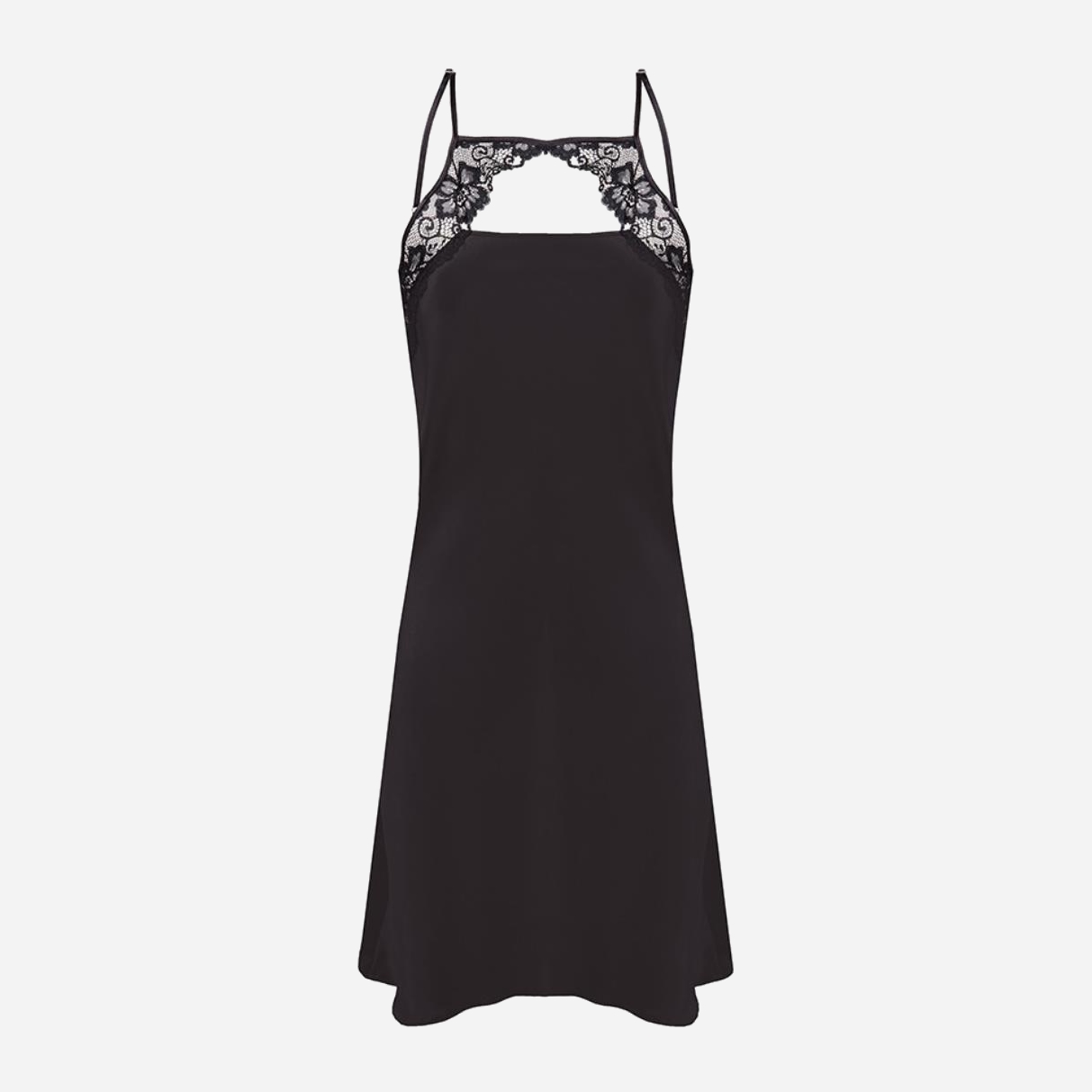 Акція на Нічна сорочка DKaren Slip Fabiola 2XL Black від Rozetka