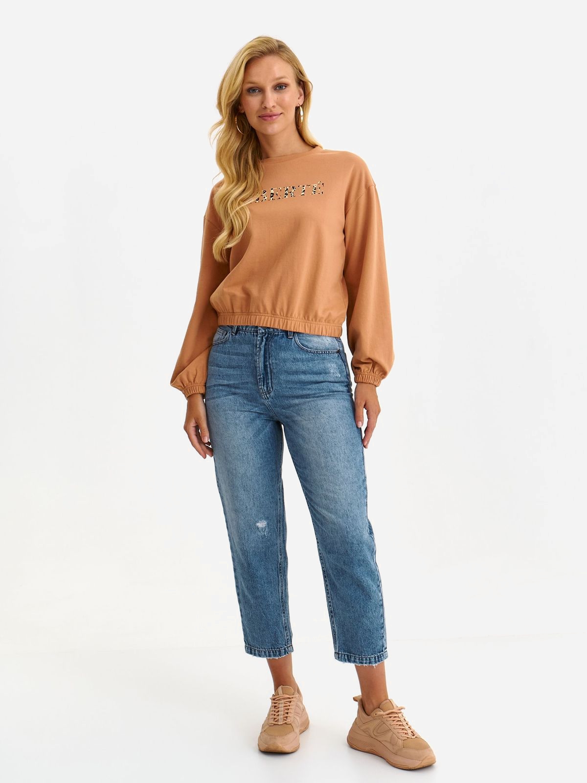 Свитшот женский Top Secret SBL1246BE 38 Бежевый (5903411528741) – в ...