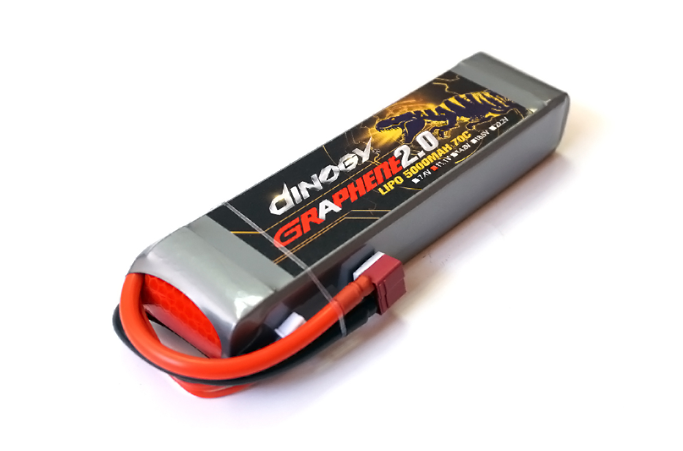 

Аккумулятор Dinogy G2.0 Li-Pol 5000mAh 11.1V 3S 70C 29x48x165мм T-Plug
