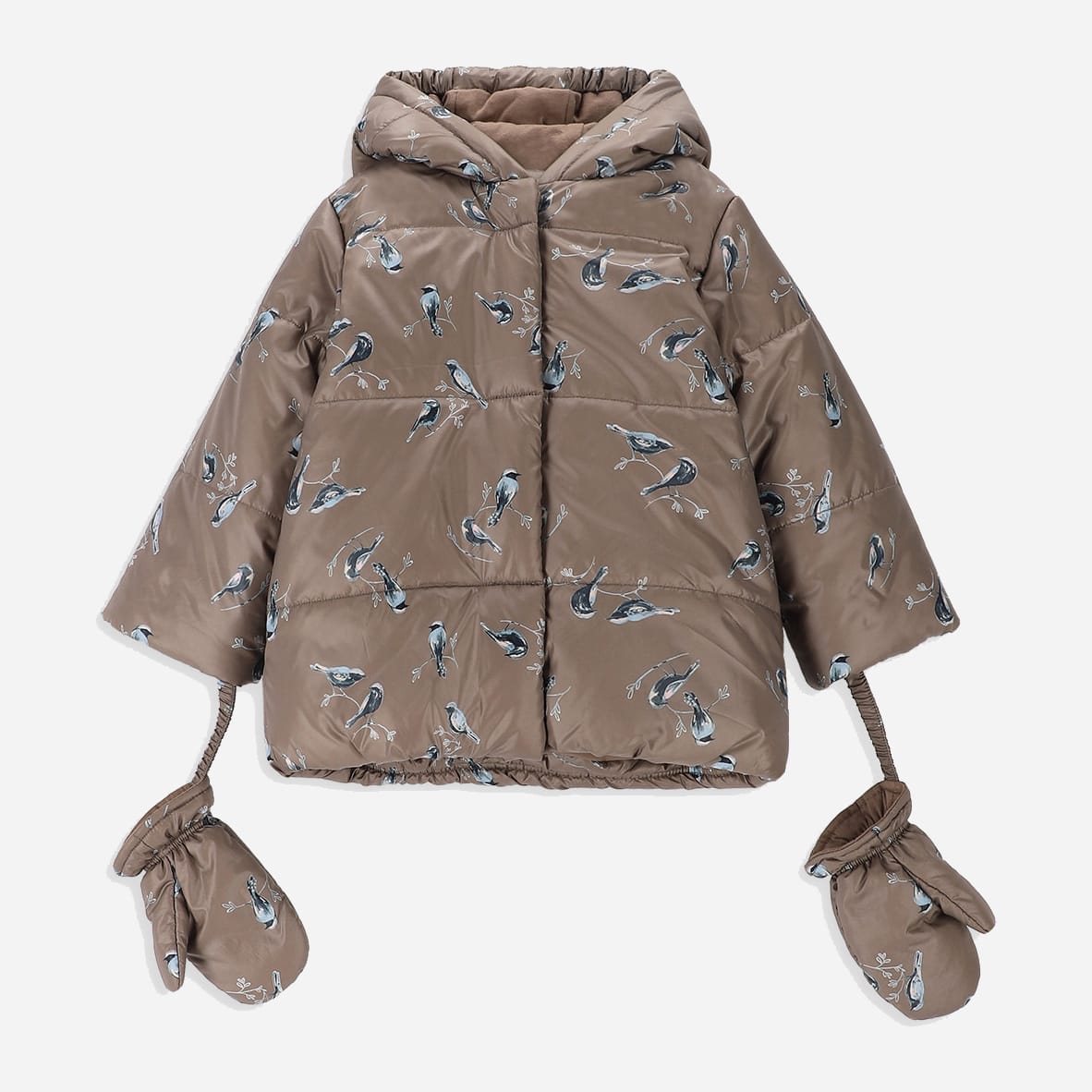 Акція на Дитяча демісезонна куртка для дівчинки Coccodrillo ZC3152103OGN-018 74 см Коричнева від Rozetka