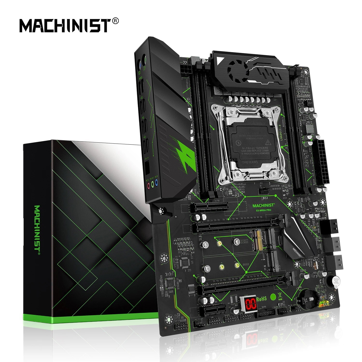 Материнская плата Machinist X99 E5-MR9A Pro LGA 2011v3 (Intel Q87, 2x  PCI-Ex16, SATA/Wifi/NVME M.2, 4x DDR4) Xeon E5 V3 V4 – фото, отзывы,  характеристики в интернет-магазине ROZETKA от продавца: Base365 | Купить