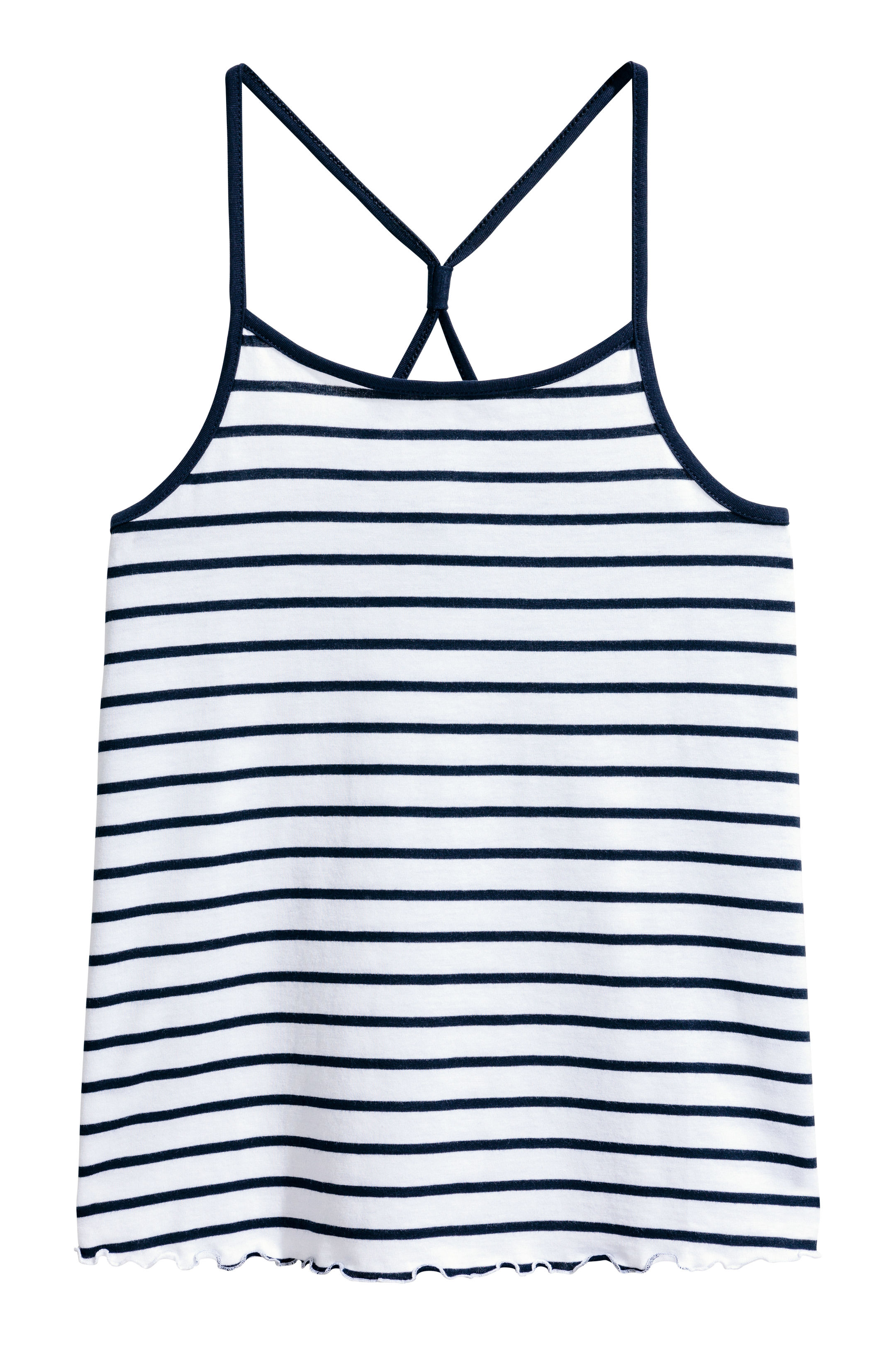 

Майка H&M 7Z4915635 158-164 см Белый/Полоска