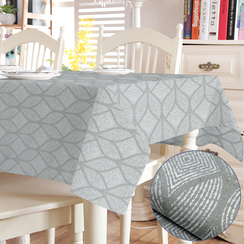 

Скатерть с акриловым покрытием Time Textile Louvre Ornament Olive Серый TT164656 100x140