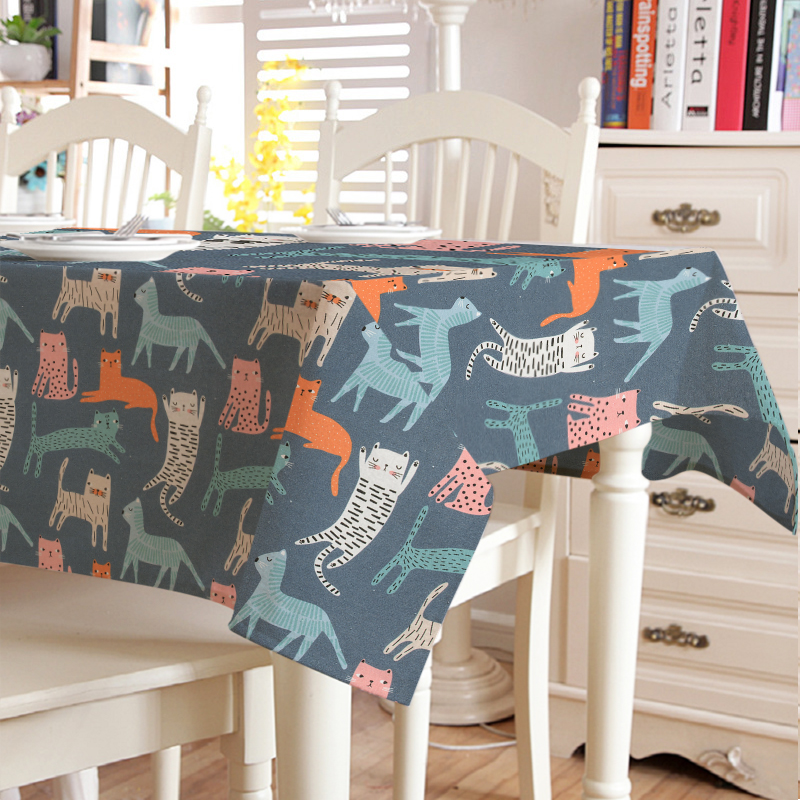 

Скатерть с акриловым покрытием Time Textile Digital Print Cats Разноцветный TT164619 100x140