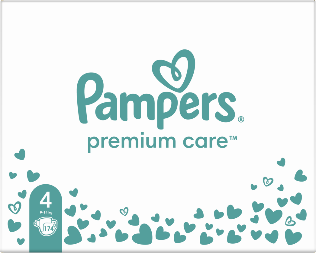 Pampers Couches Premium Protection Pants taille 4 9-15kg (168 pcs), Premium  Protection taille 4 Maxi 9-14kg (174 pcs)
