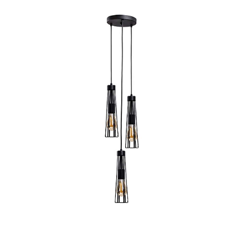 

Люстра подвесная Atmolight Halo СD85-3 Black черная (1494)