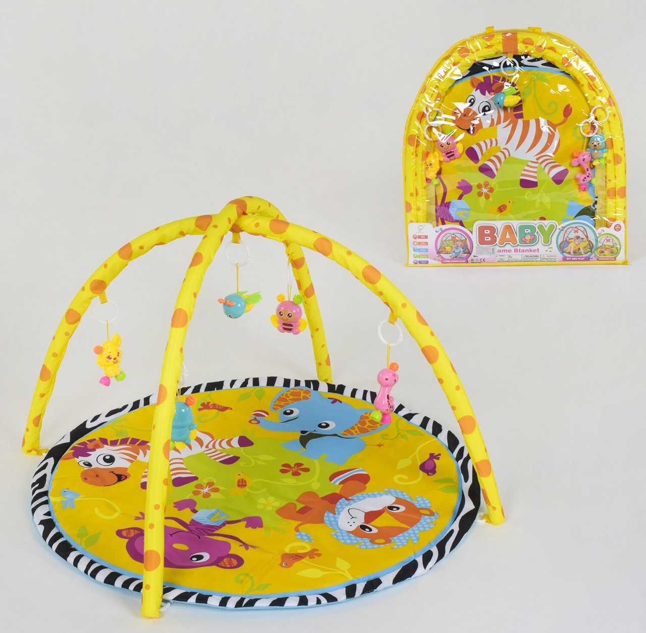 

Коврик игровой 815 желтый 83573