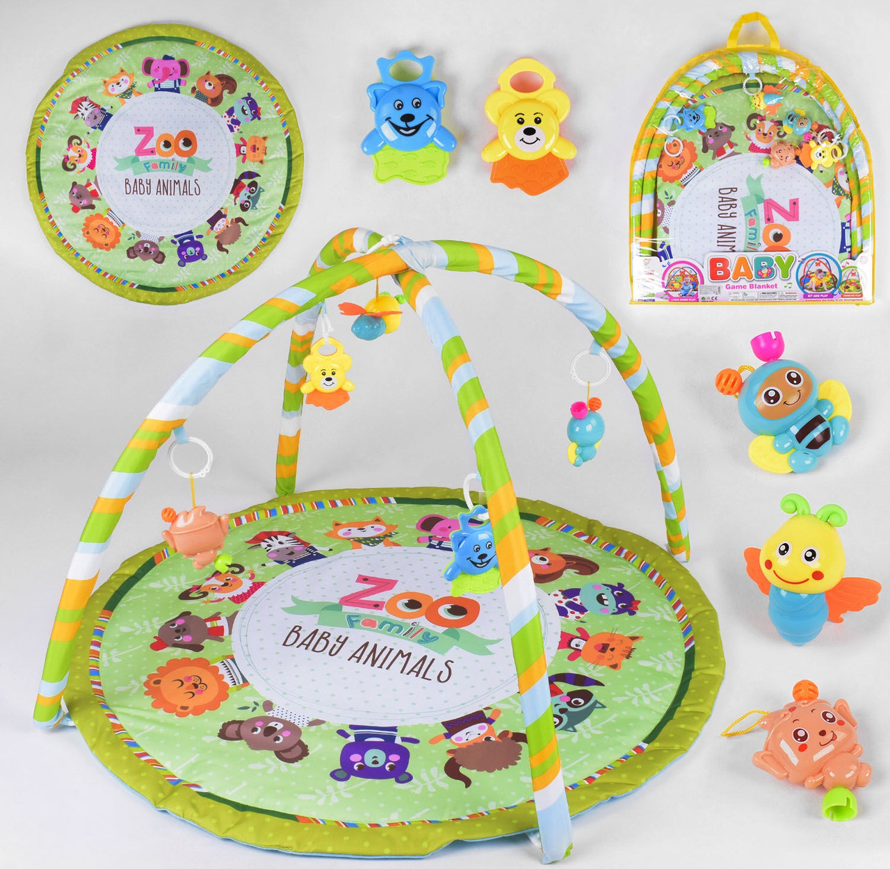 

Коврик игровой 817 зеленый 88912