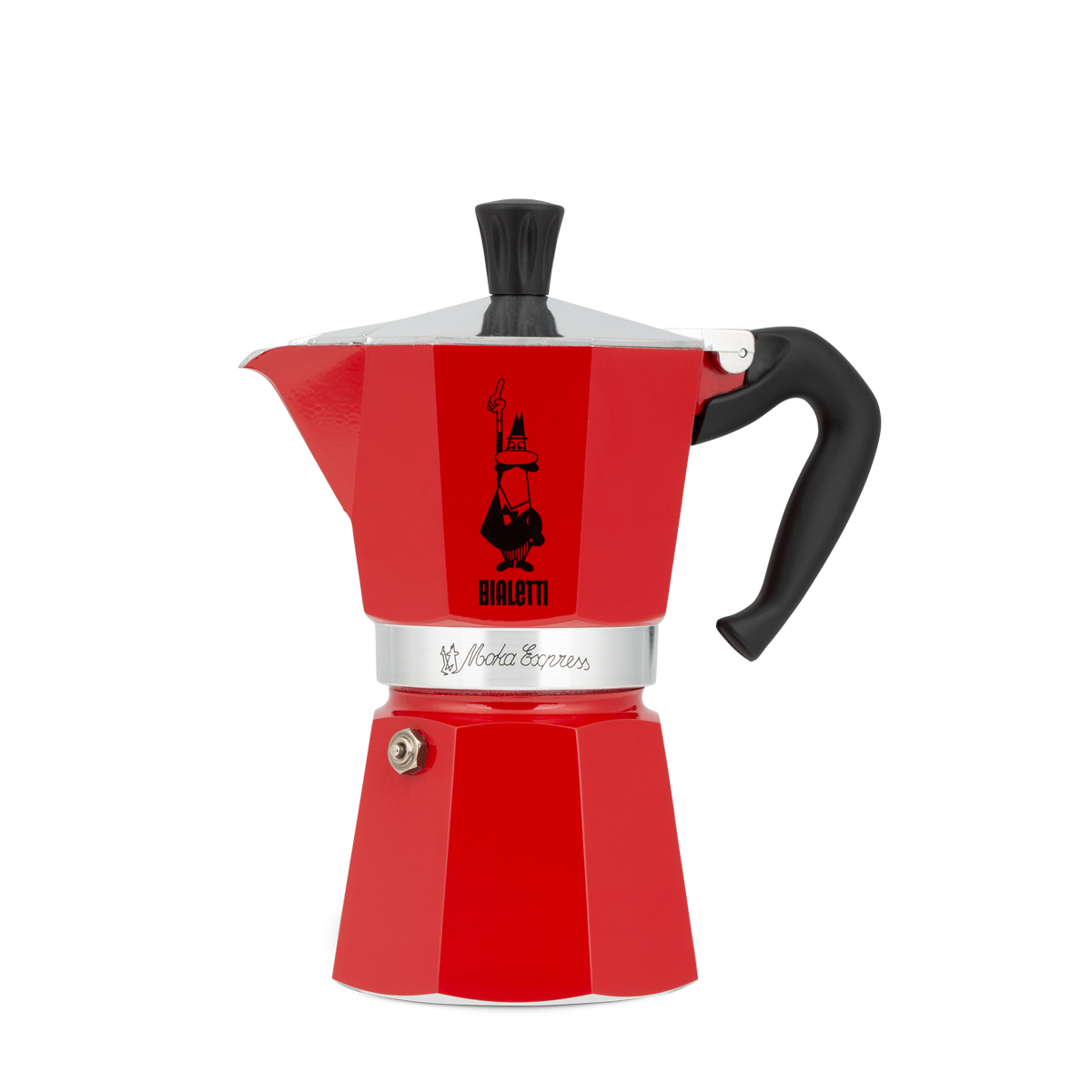 

Гейзерная кофеварка BIALETTI MOKA EXPRESS ROSSA 3TZ