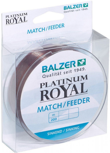 

Леска Balzer Platinum Royal Match/Feeder 0.18мм 200м 3.10кг тонущая