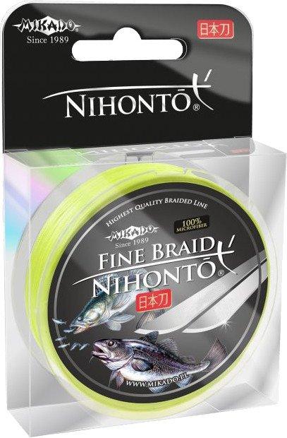 

Шнур рыболовный Mikado Nihonto Fine Braid 150м 0,30мм 29,60кг fluo