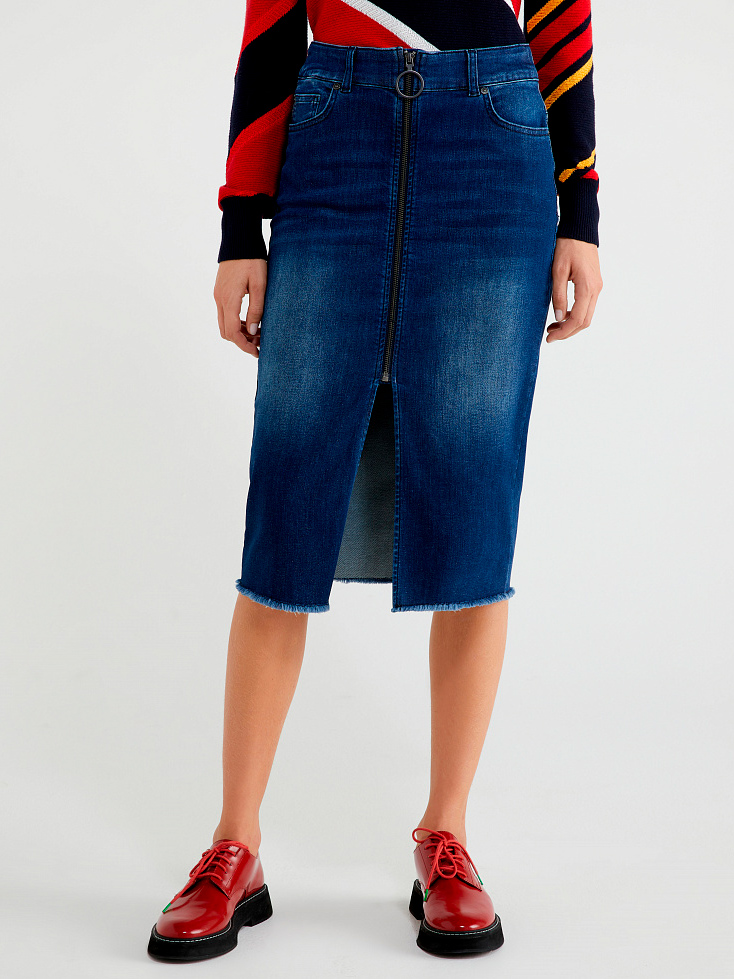 

Юбка джинсовая United Colors of Benetton 4OI0507A4-901 42