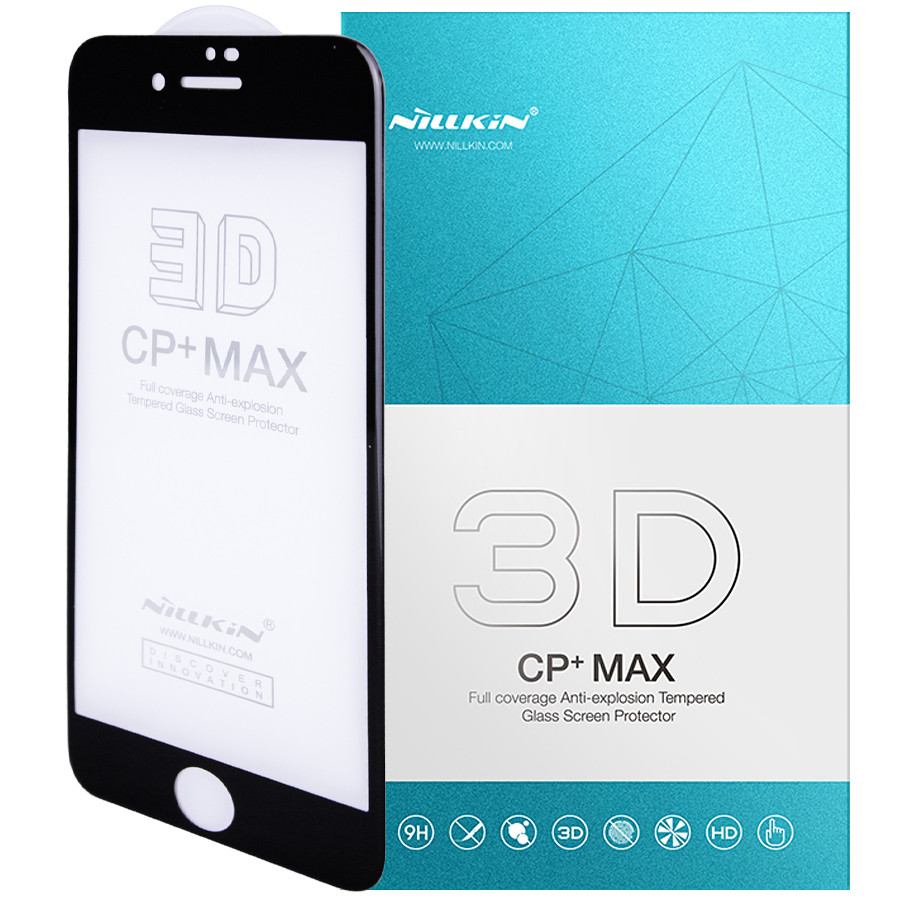

Защитное стекло Nillkin (CP+ max 3D) для Apple iPhone 7 / 8 / SE (2020) (4.7") Черный