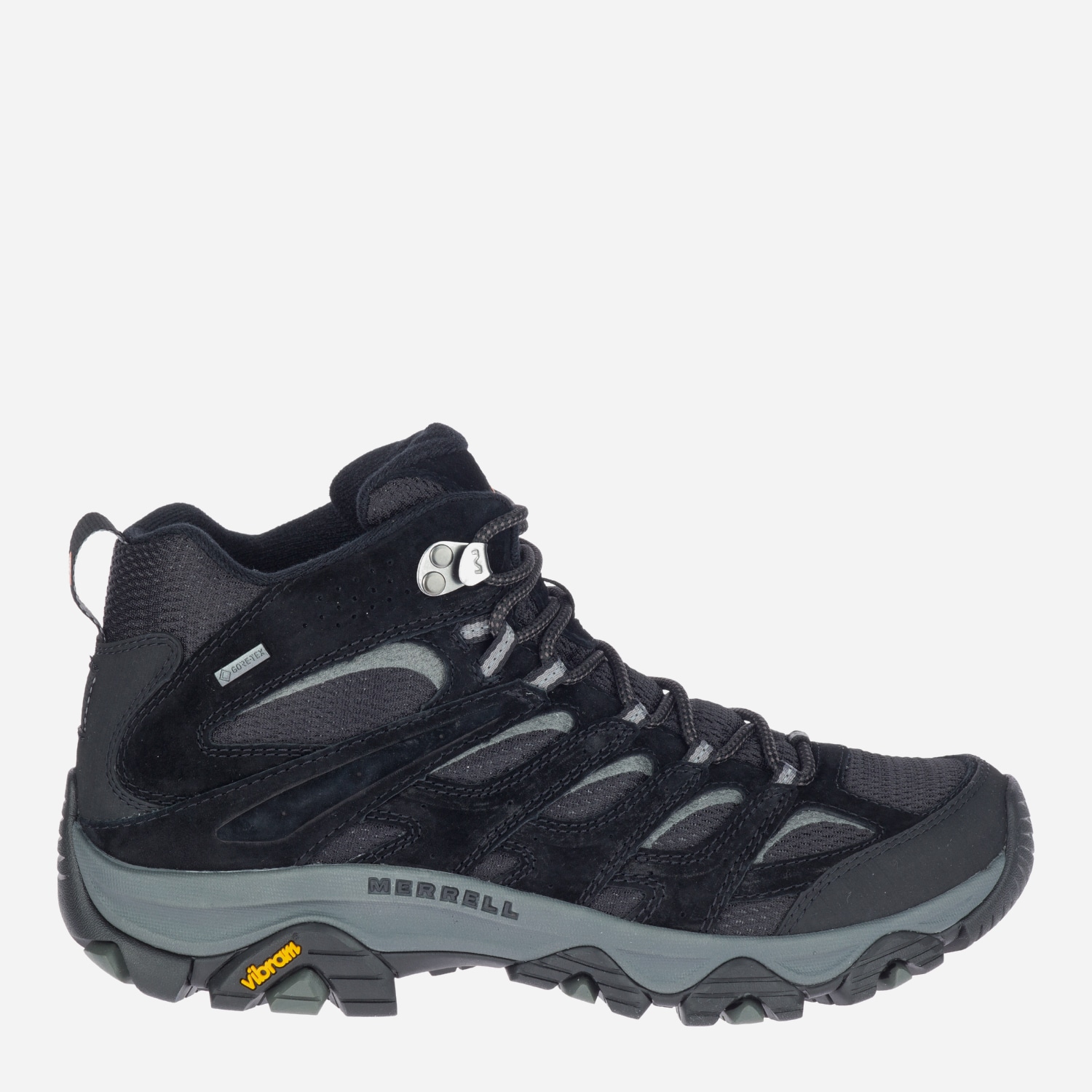 Акція на Чоловічі черевики для туризму з Gore-Tex Merrell Moab 3 Mid Gtx J036243 44.5 (10.5US) 28.5 см Black/Grey від Rozetka