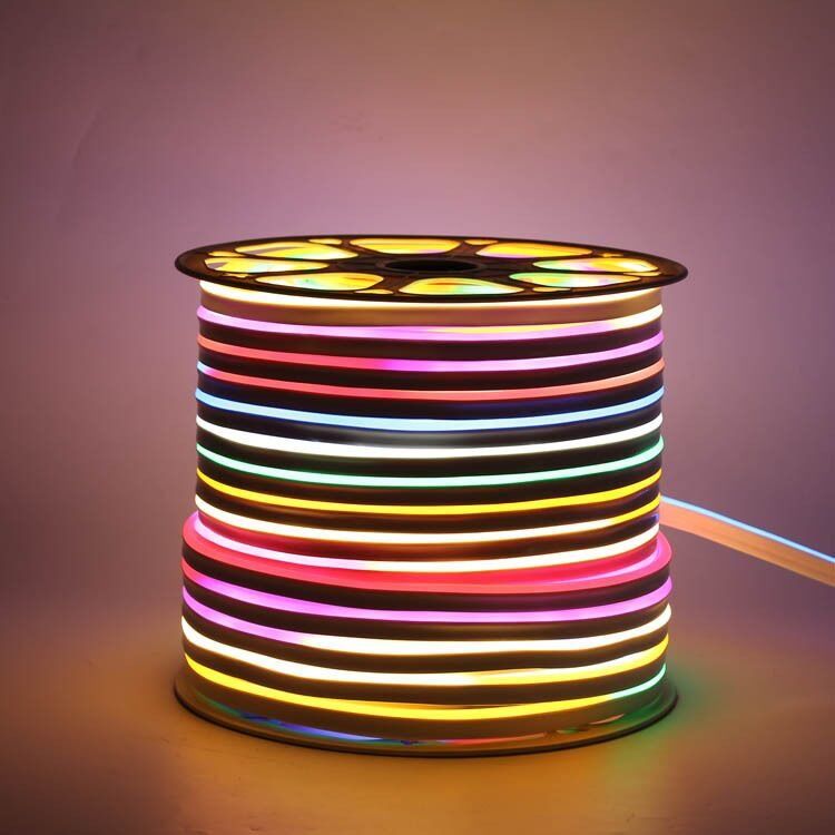 

Светодиодный LED гибкий неон PROLUM 5050\60 IP68 24V RGB FULL COLOR IC1903 , RGB (Pixel Full Color)