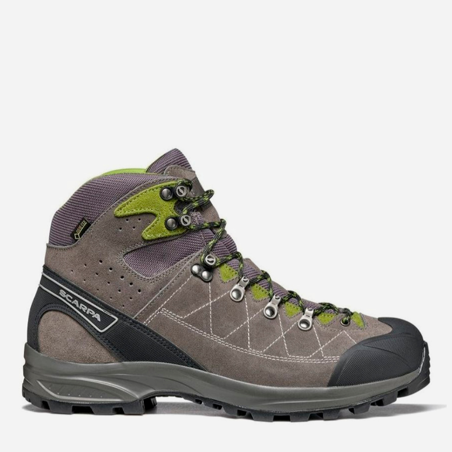 Акція на Чоловічі черевики для трекінгу з Gore-Tex Scarpa Kailash Trek GTX 61056-200-4 46.5 (11 1/2UK) 30.5 см Titanium/Gray/Grasshopper від Rozetka