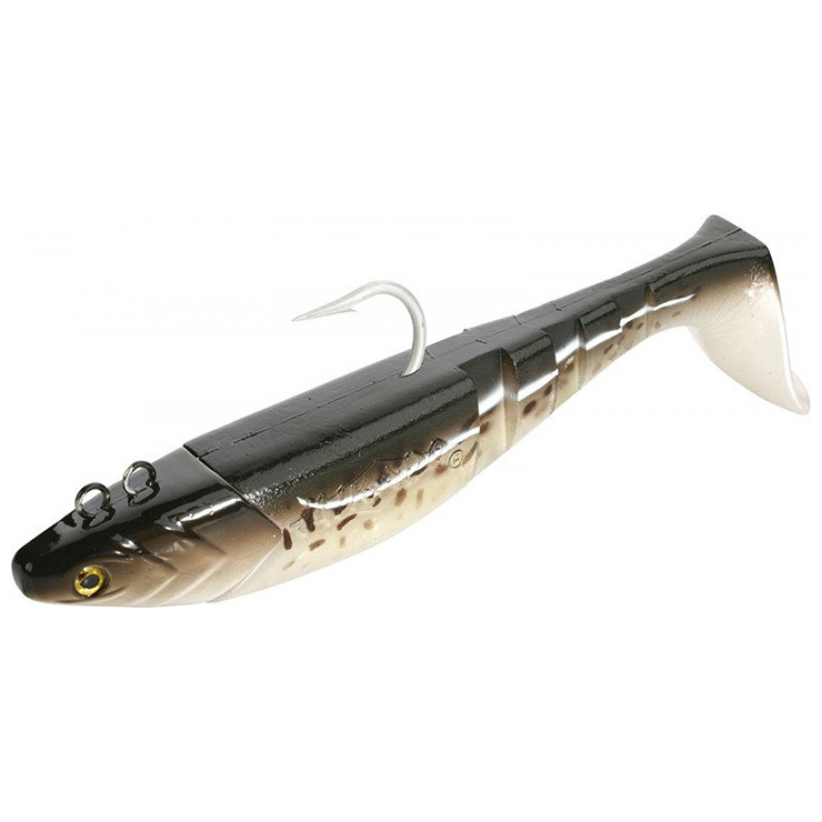 

Виброхвост огруженный Mikado Norway Quest Giant Fishhunter 17cm 210g 2шт цвет-05 (PMGFS-17-05)