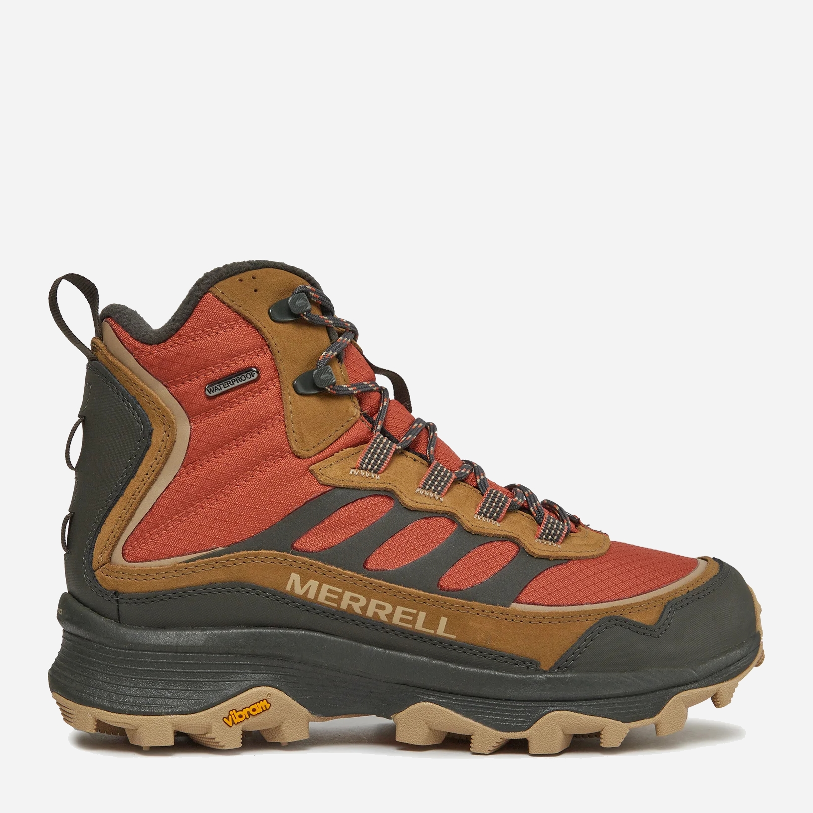 Акція на Чоловічі зимові черевики для трекінгу з мембраною Merrell Moab Speed WTPF M J066917 42 (8.5US) 26.5 см Помаранчеві від Rozetka